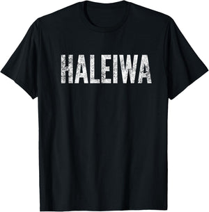 Haleiwa Oahu Hawaii T-Shirt - T-Shirt | Black