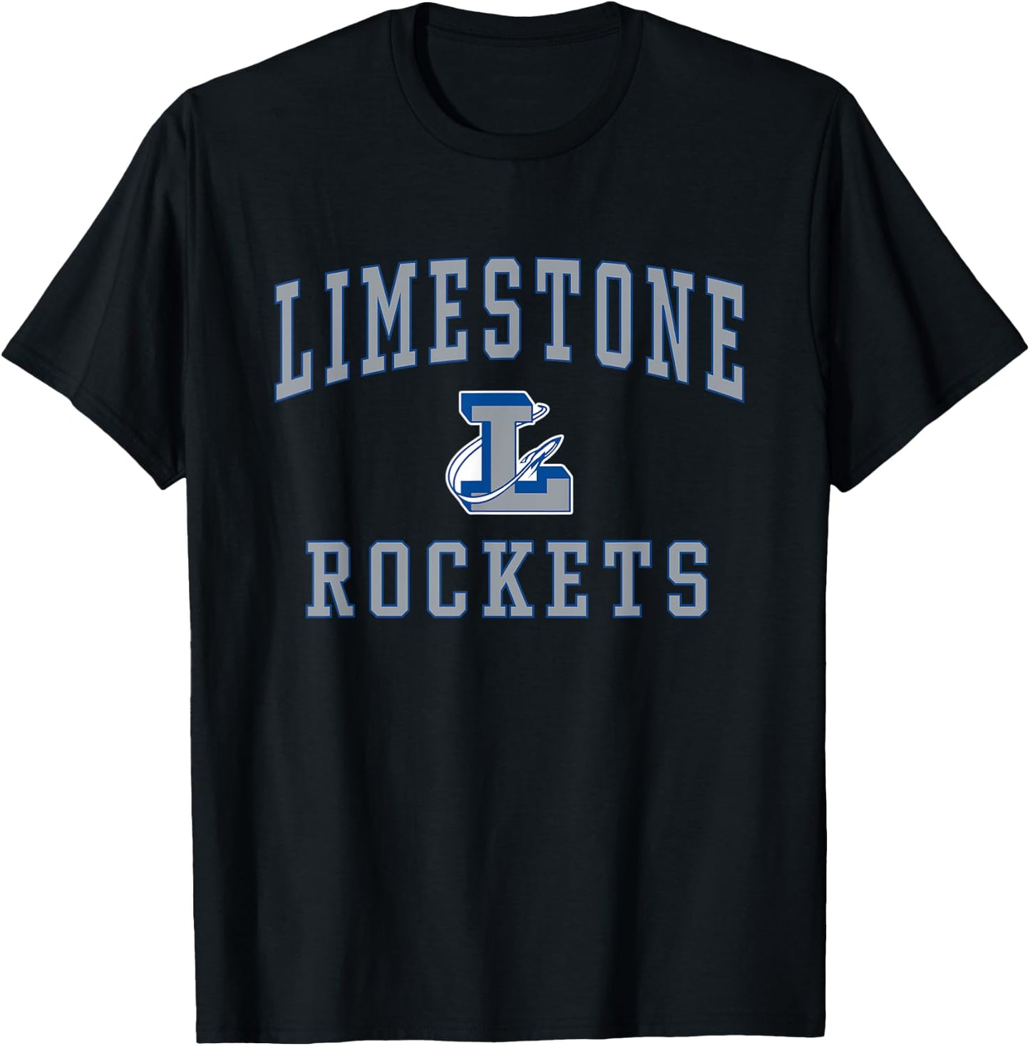 Limestsone High School Rockets C1 T-Shirt - T-Shirt | Black
