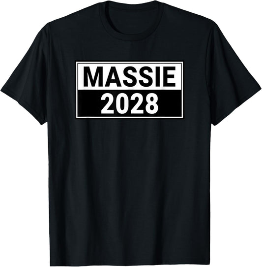 Thomas Massie 2028 for President T-Shirt - T-Shirt | Black