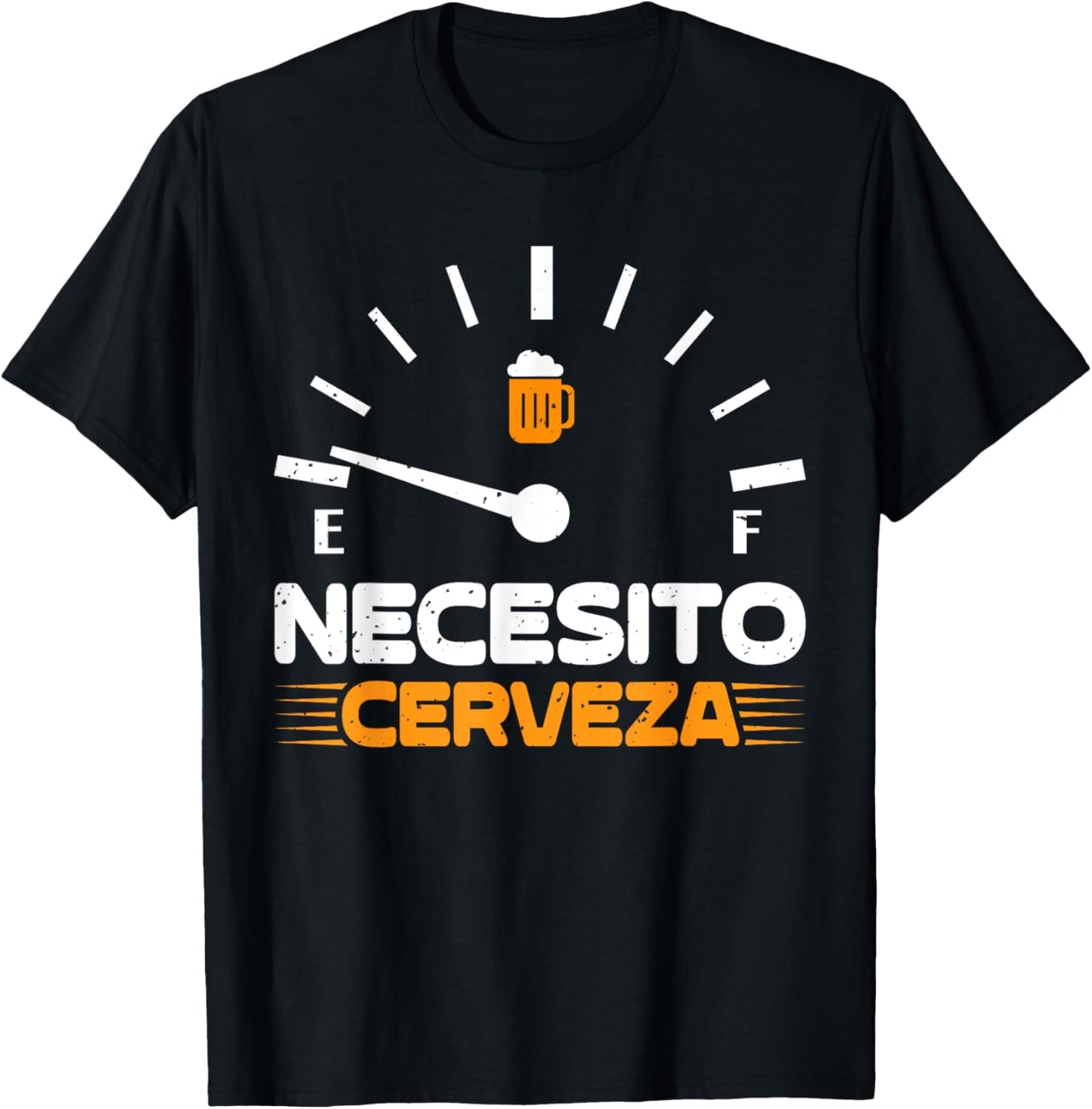 Beer Mexican Party men Necesito Cerveza Cinco De Mayo Beer T-Shirt - T-Shirt | Black