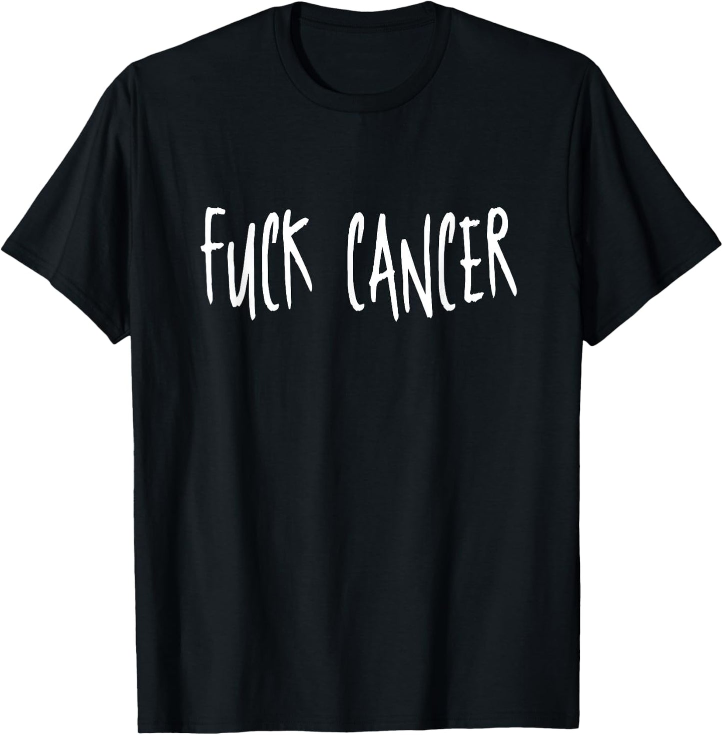 Fuck Cancer Shirt Cancer Sucks Awareness T-Shirt - T-Shirt | Black