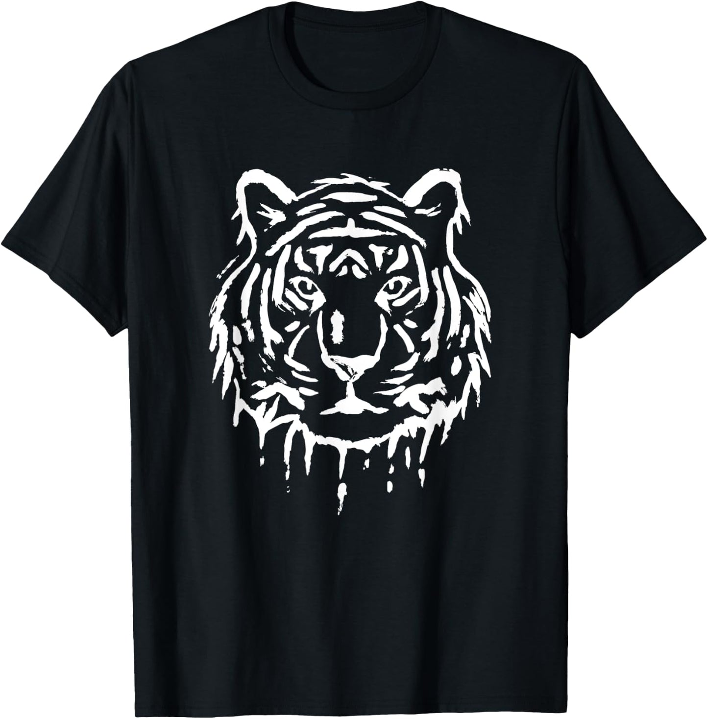 Tiger Design , Women, Boys & Girls T-Shirt - T-Shirt | Black