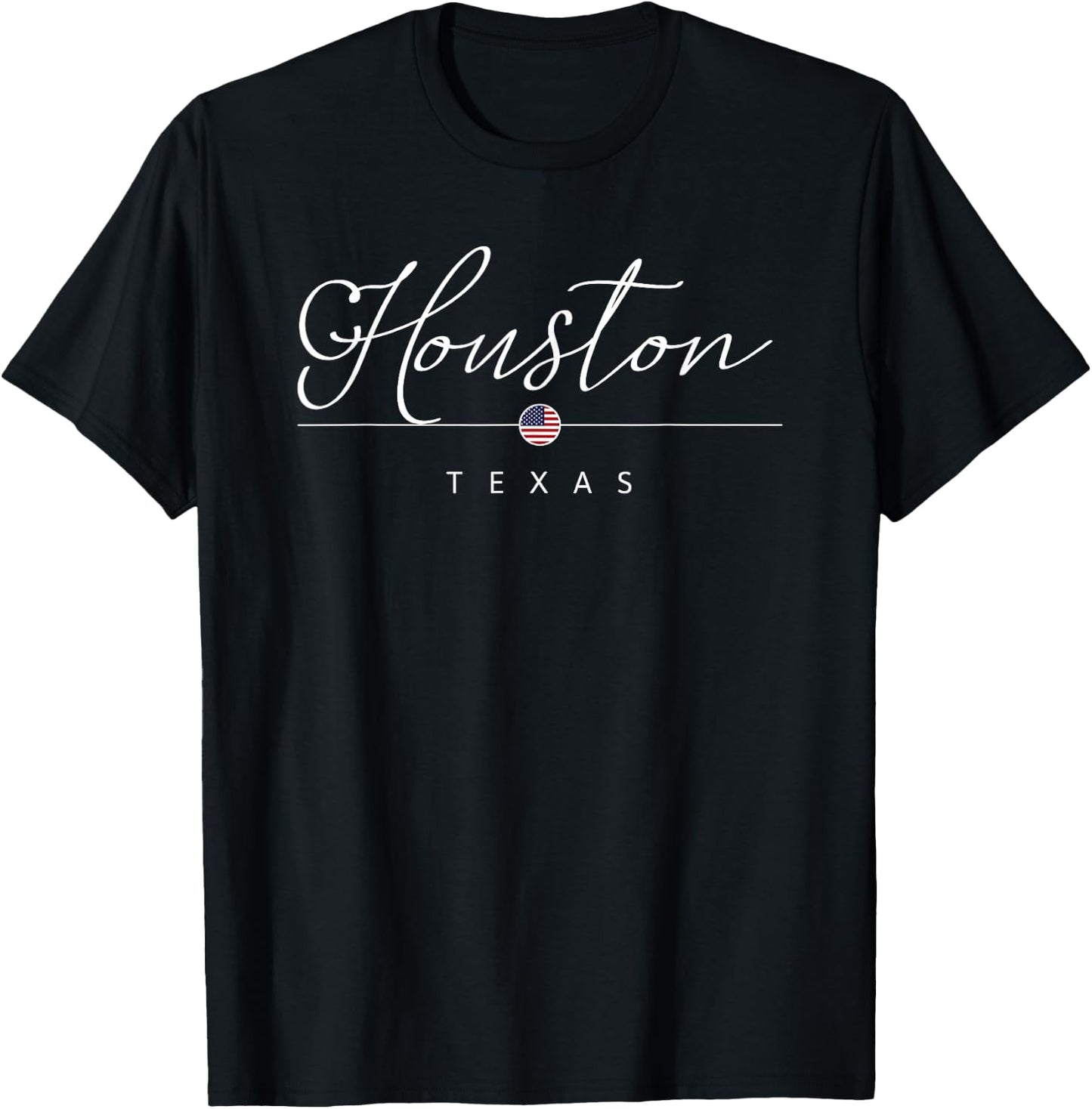 Houston Texas TX on Houston T-Shirt - T-Shirt | Black