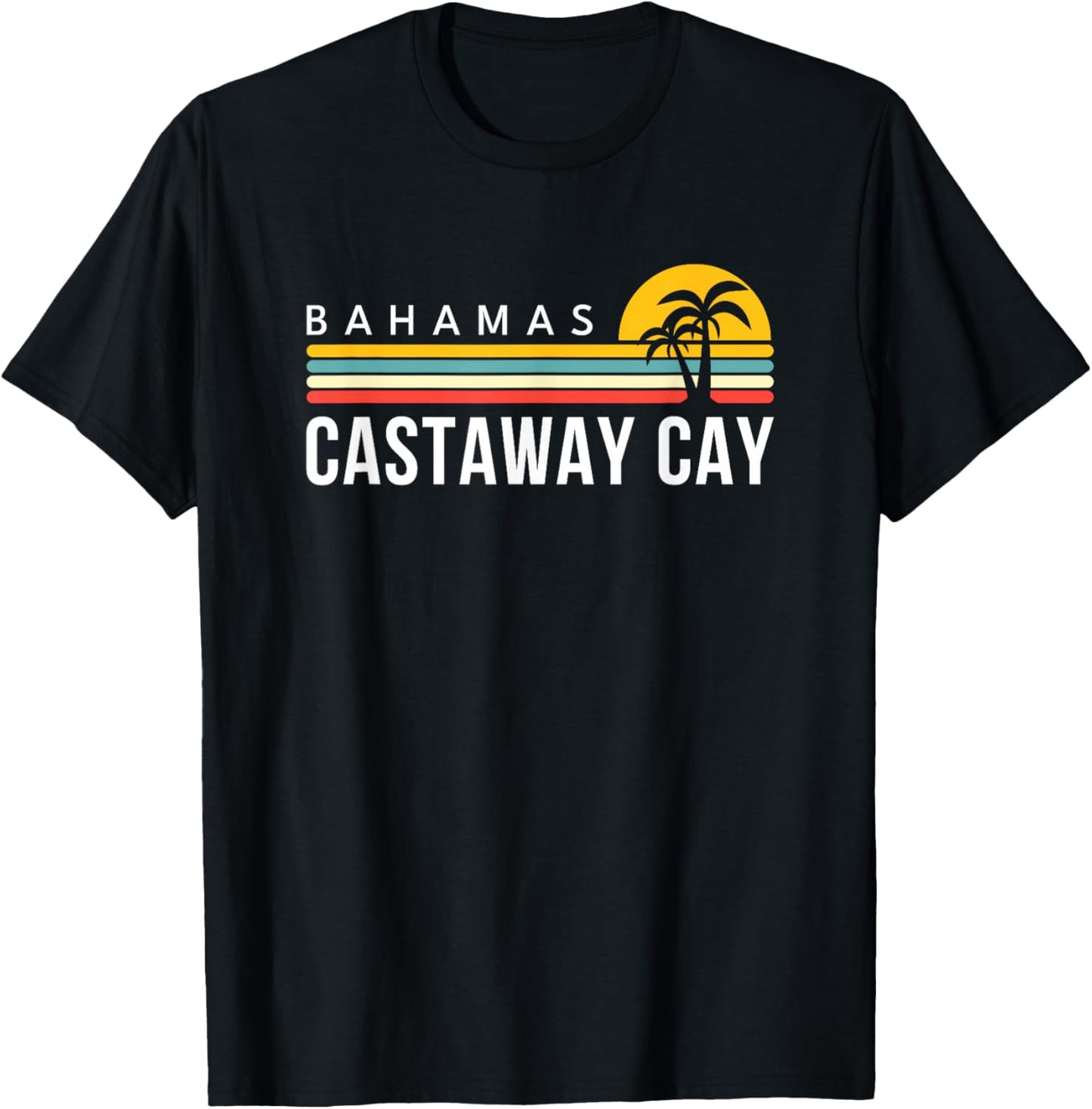 Castaway Cay Bahamas Souvenirs T-Shirt - T-Shirt | Black