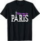 Paris France Eiffel Tower Souvenir T-Shirt - T-Shirt | Black