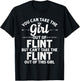 Girl Out Of FLINT MI MICHIGAN Gift Funny Home Roots USA T-Shirt - T-Shirt | Black