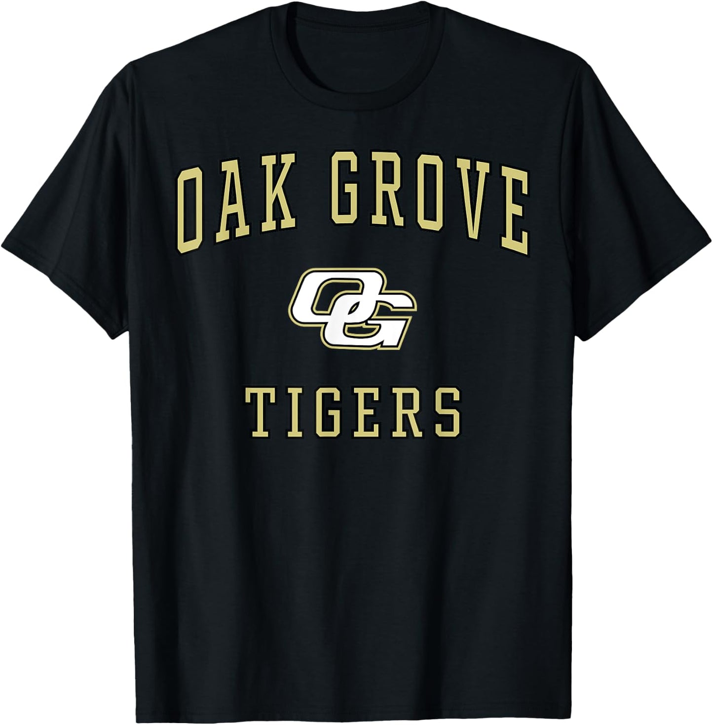 Oak Grove High School Tigers C1 T-Shirt - T-Shirt | Black