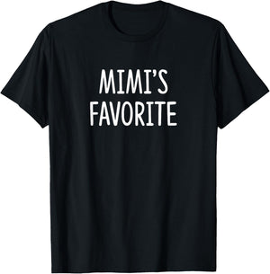 Mimi's Favorite T-Shirt - T-Shirt | Black