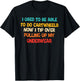 I USED TO BE ABLE TO DO CARTWHEELS NOW I TIP funny design T-Shirt - T-Shirt | Black