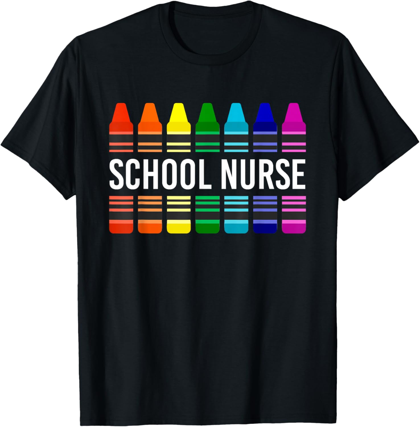 School Nurse Appreciation Nursing Nurse Day & Nurse Week T-Shirt - T-Shirt | Black