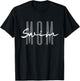 Swim Mom Swim Mama Swim Team Swimmers Mother T-Shirt - T-Shirt | Black