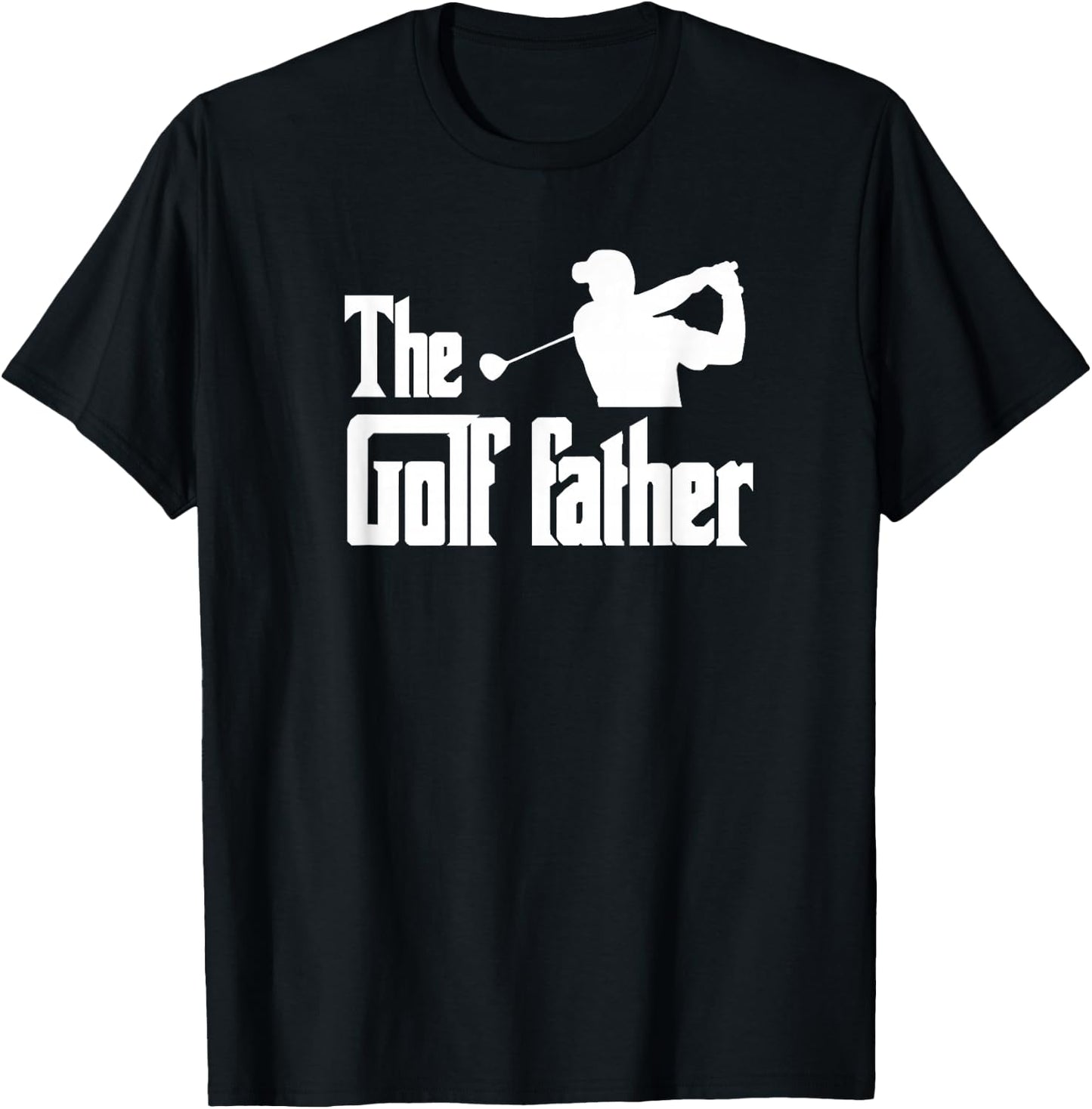 The Golf Father Funny Parody Best Golf Dad Business Trip T-Shirt - T-Shirt | Black