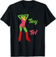 Stripper Frog, Sexy Girl, Lesbian Frog, Sexy Frog T-Shirt - T-Shirt | Black