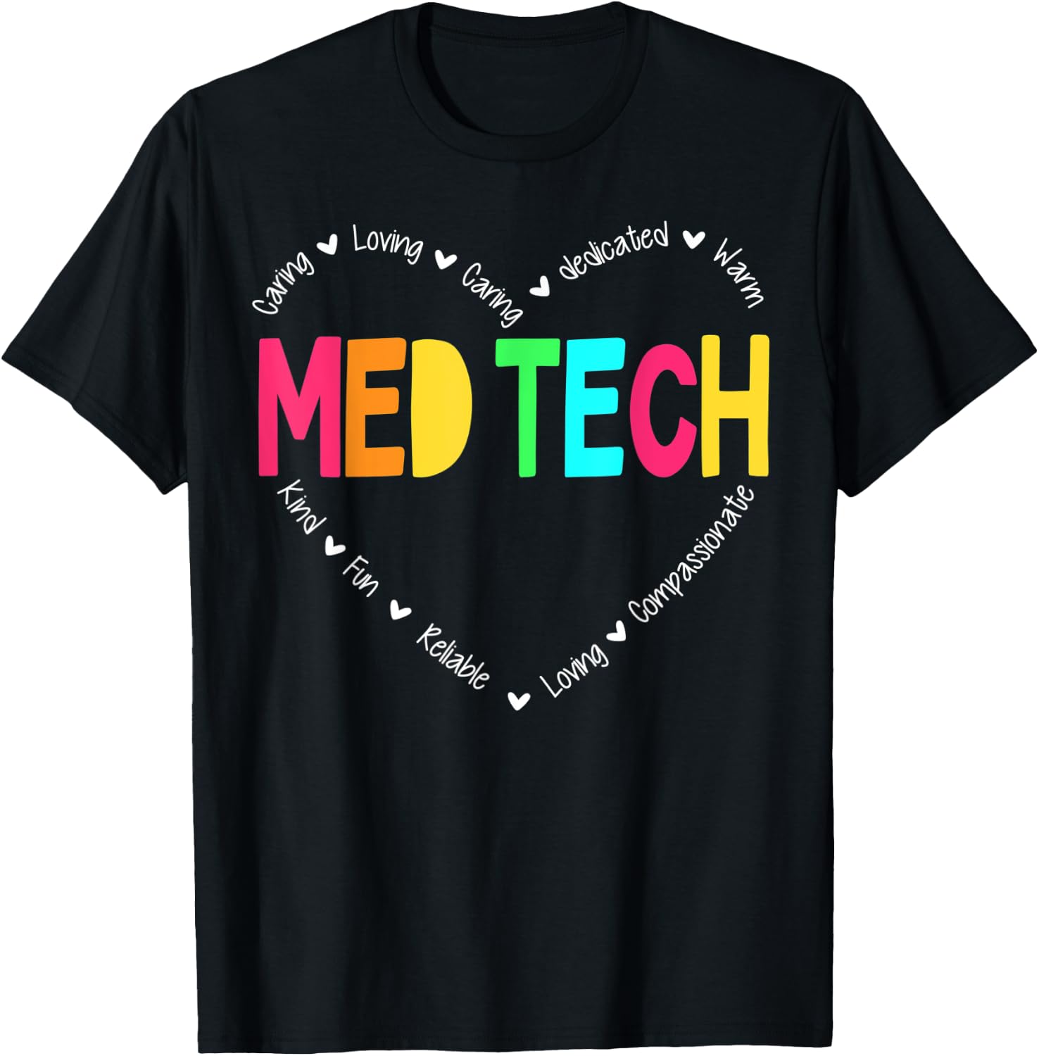 MED Tech Appreciation Week healthcare Medical Technologist T-Shirt - T-Shirt | Black