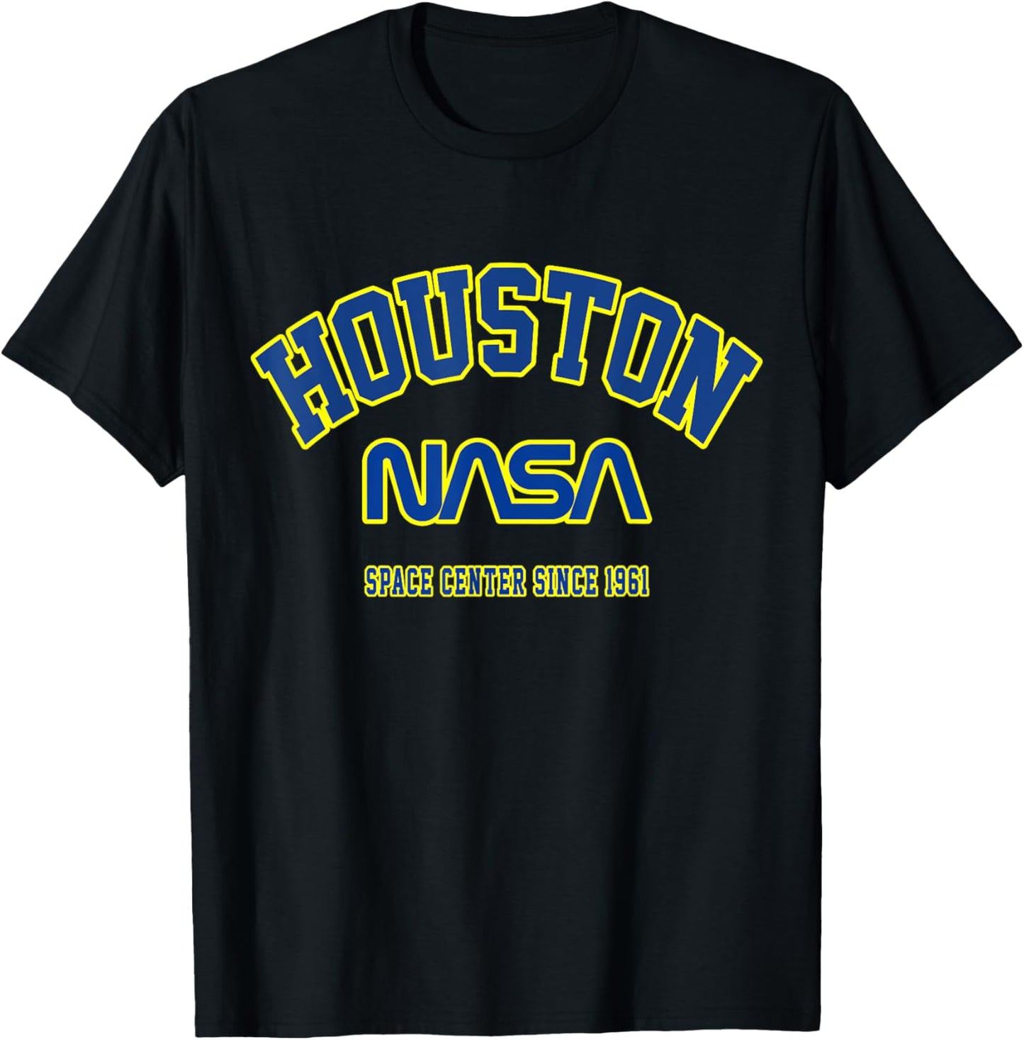 NASA Houston Space Center since 1961 T-Shirt - T-Shirt | Black