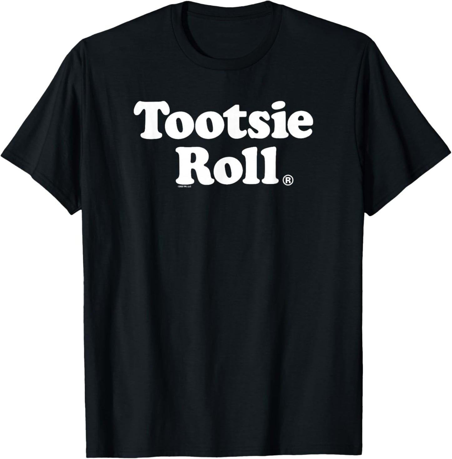 Tootsie Roll Plain Text Logo T-Shirt - T-Shirt | Black