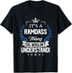 Ramdass Name - Ramdass Thing Name You Wouldn't Understand T-Shirt - T-Shirt | Black