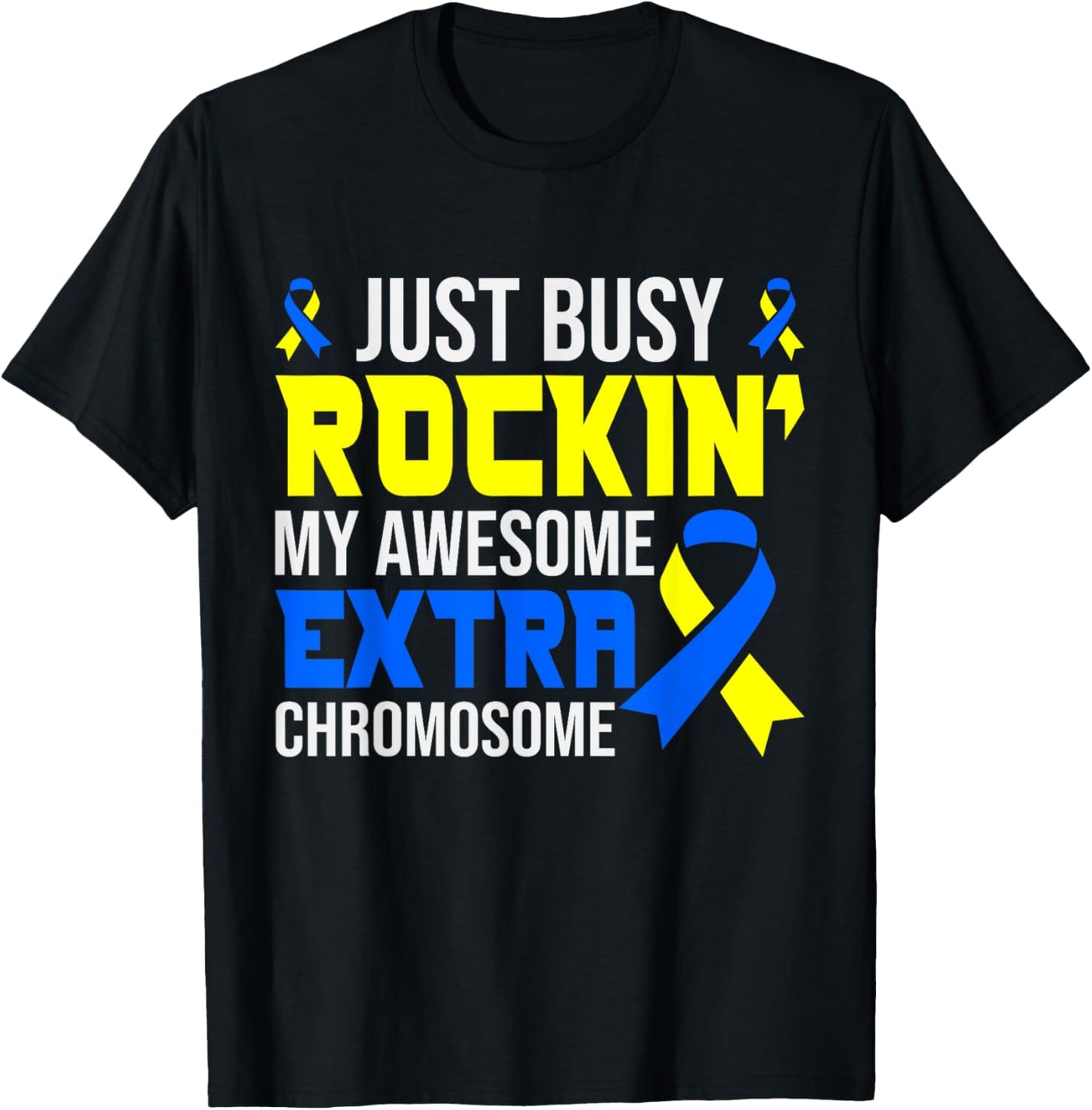 Down Syndrome Awareness T21 Support Men Women Kids T-Shirt - T-Shirt | Black