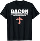 BACON ANOTHER REASON I KNOW THAT JESUS LOVES ME Funny Pork T-Shirt - T-Shirt | Black