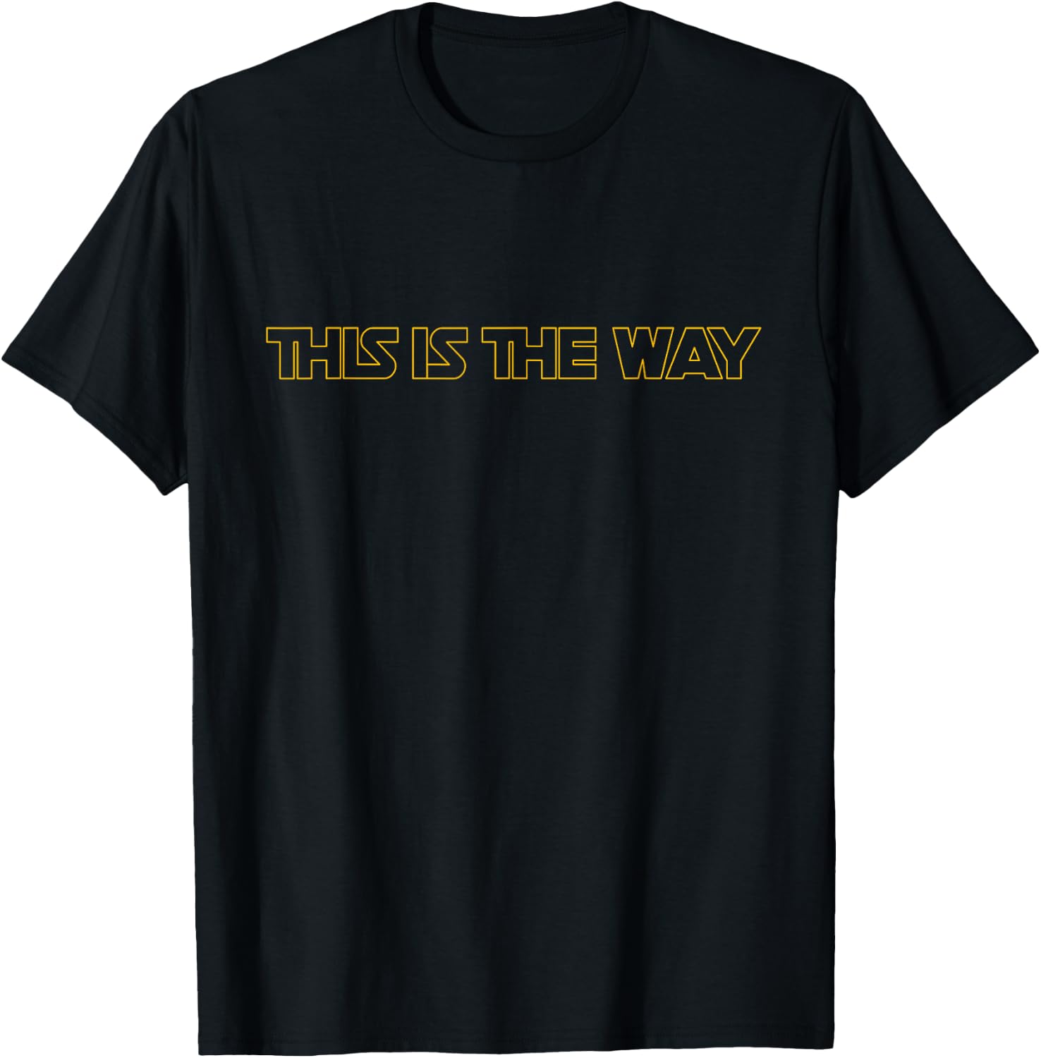 This is The Way Space Western Sci Fi T-Shirt - T-Shirt | Black