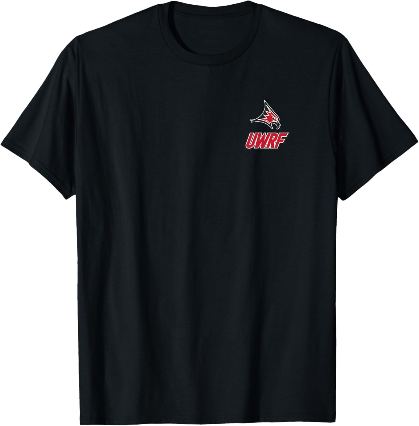 UW-River Falls UWRF Falcons Primary Left Chest T-Shirt - T-Shirt | Black