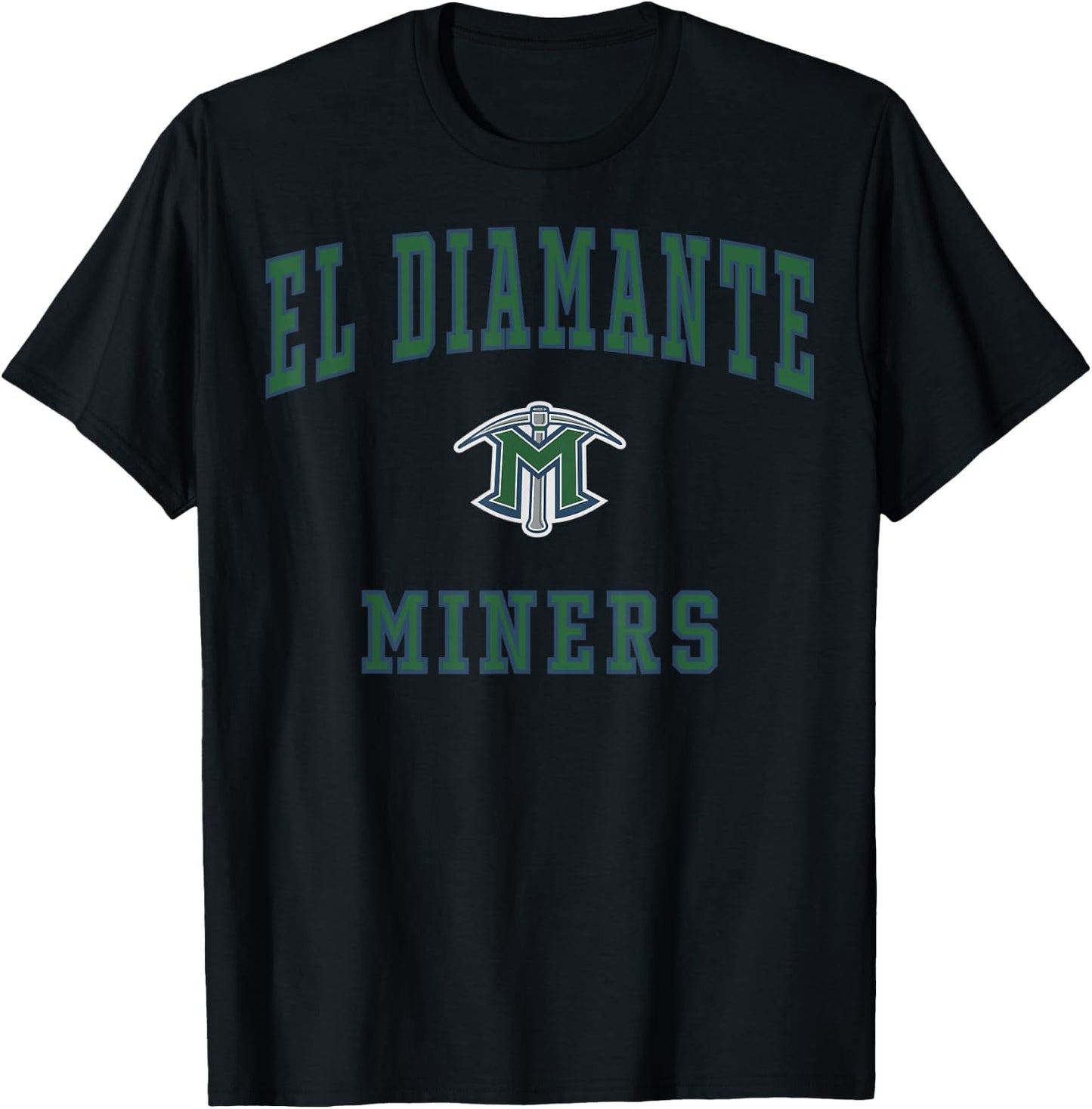 El Diamante High School Miners C1 T-Shirt - T-Shirt | Black