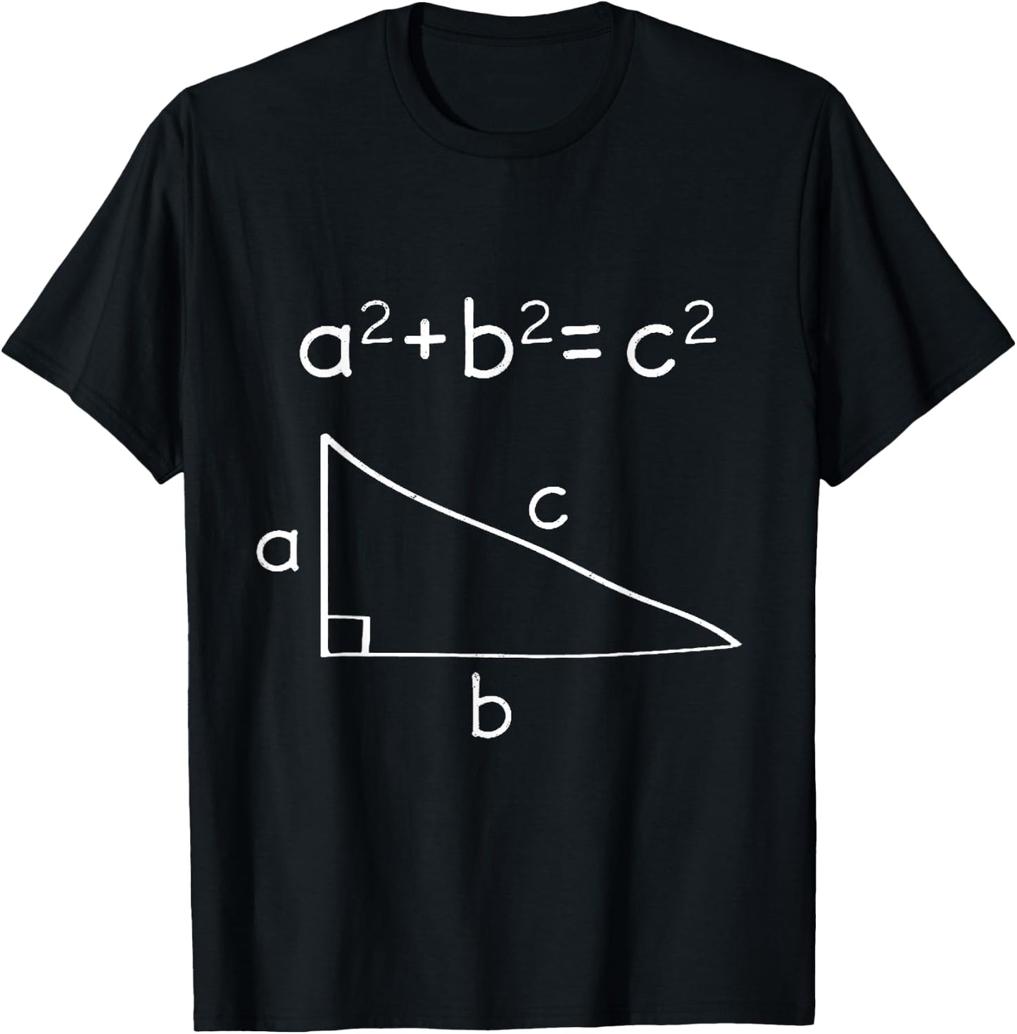 Motivations Pythagorean Theorem , -Adults, Black, Small, Short Sleeve T-Shirt - T-Shirt | Black