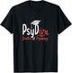Funny PsyDiva Doctor of Psychology Funny Psychologist Gift T-Shirt - T-Shirt | Black