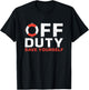 Off Duty Save Yourself Lifeguard T-Shirt - T-Shirt | Black
