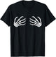 Halloween, Skeleton Hands, Boobs, Funny T-Shirt - T-Shirt | Black
