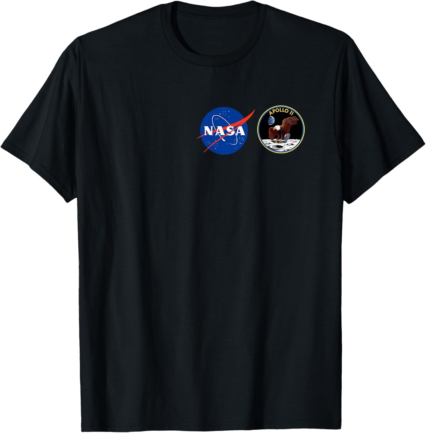 NASA Apollo 11 Insignia Apollo's 50th Anniversary T-Shirt - T-Shirt | Black