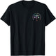 Tie Dye Emergency Department RN , Registered Nurse T-Shirt - T-Shirt | Black
