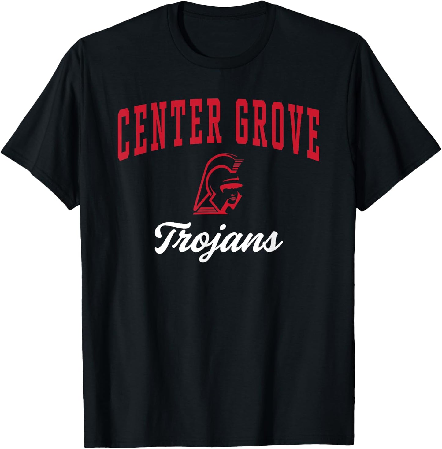 Center Grove High School Trojans C7 T-Shirt - T-Shirt | Black