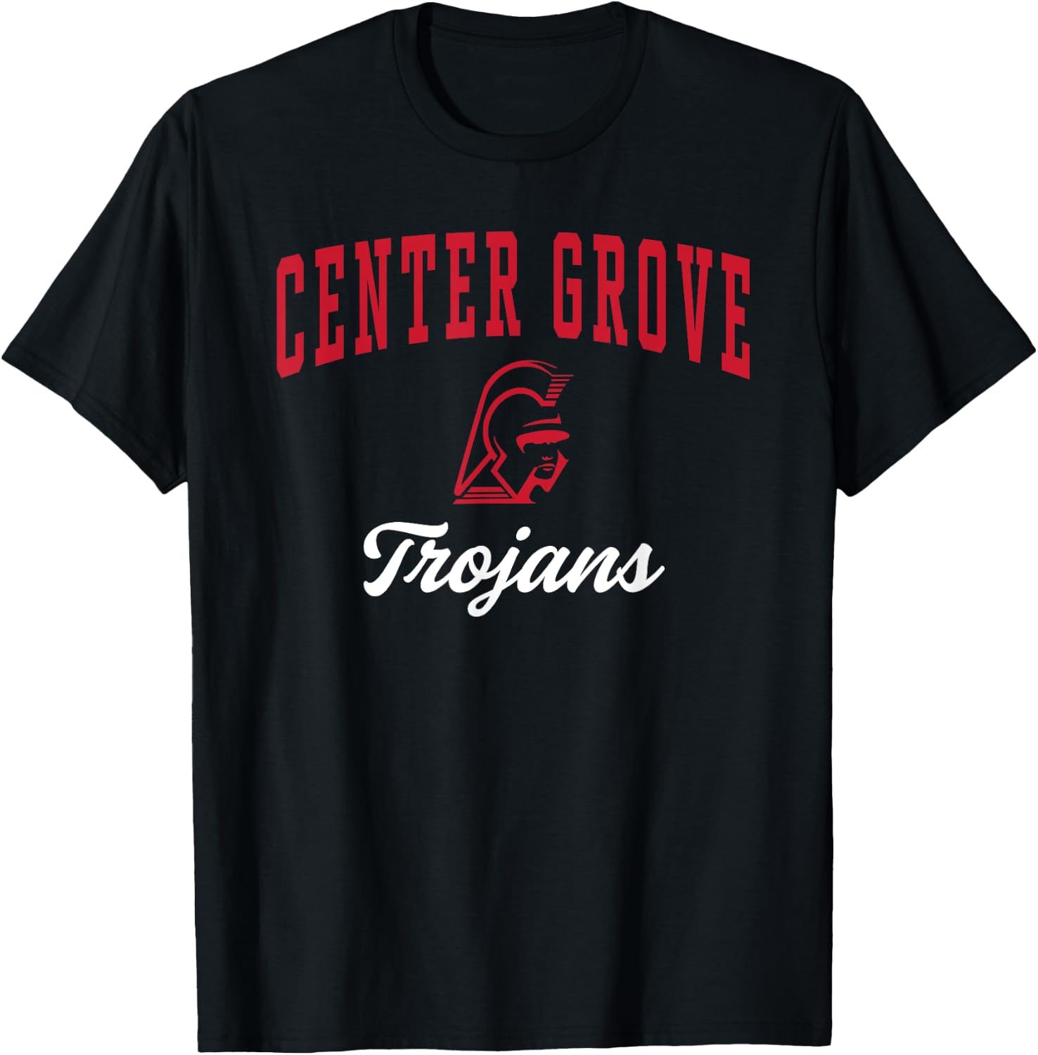 Center Grove High School Trojans C7 T-Shirt - T-Shirt | Black