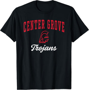 Center Grove High School Trojans C7 T-Shirt - T-Shirt | Black