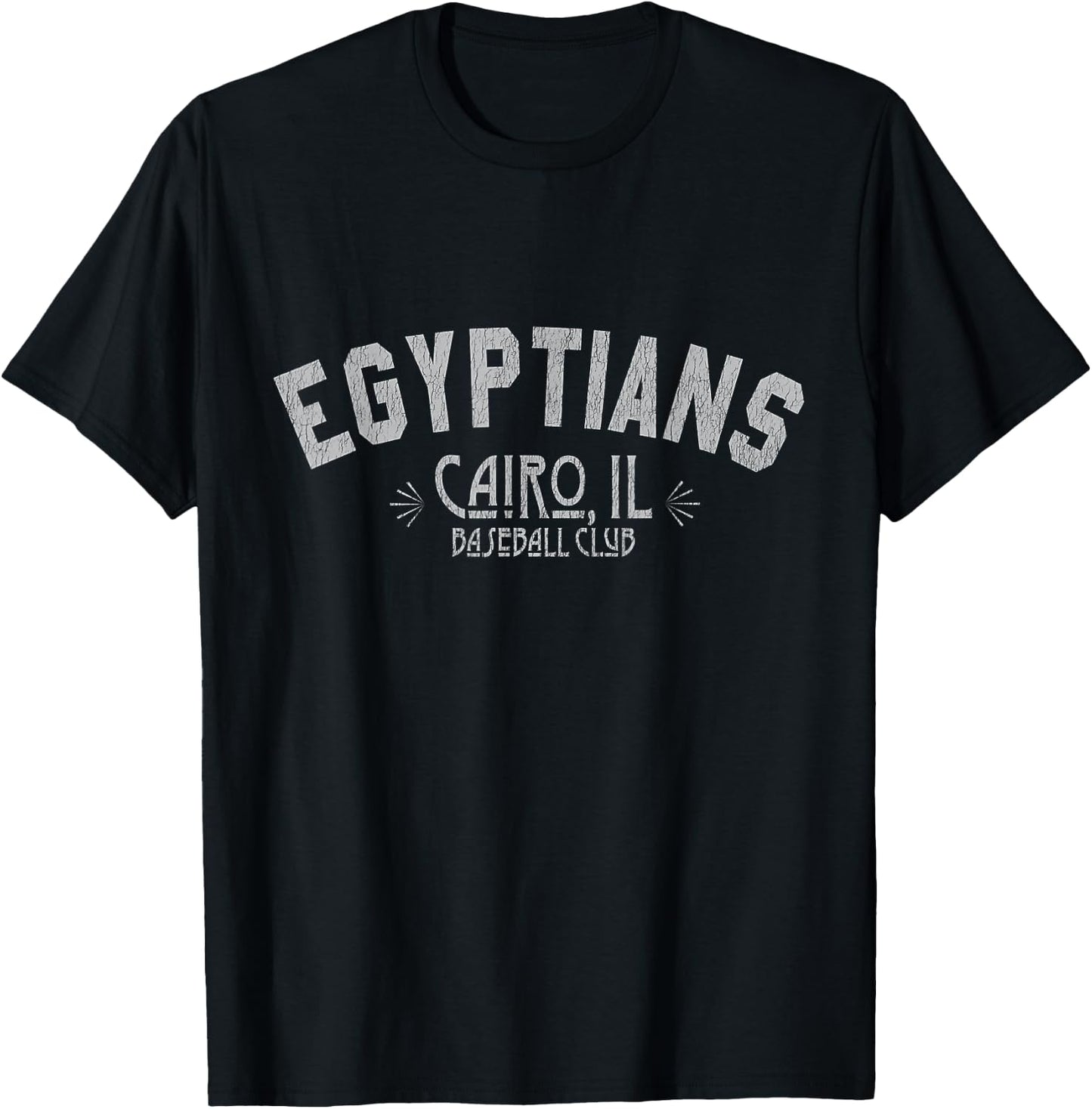 Cairo Egyptians Old School Baseball T-Shirt - T-Shirt | Black