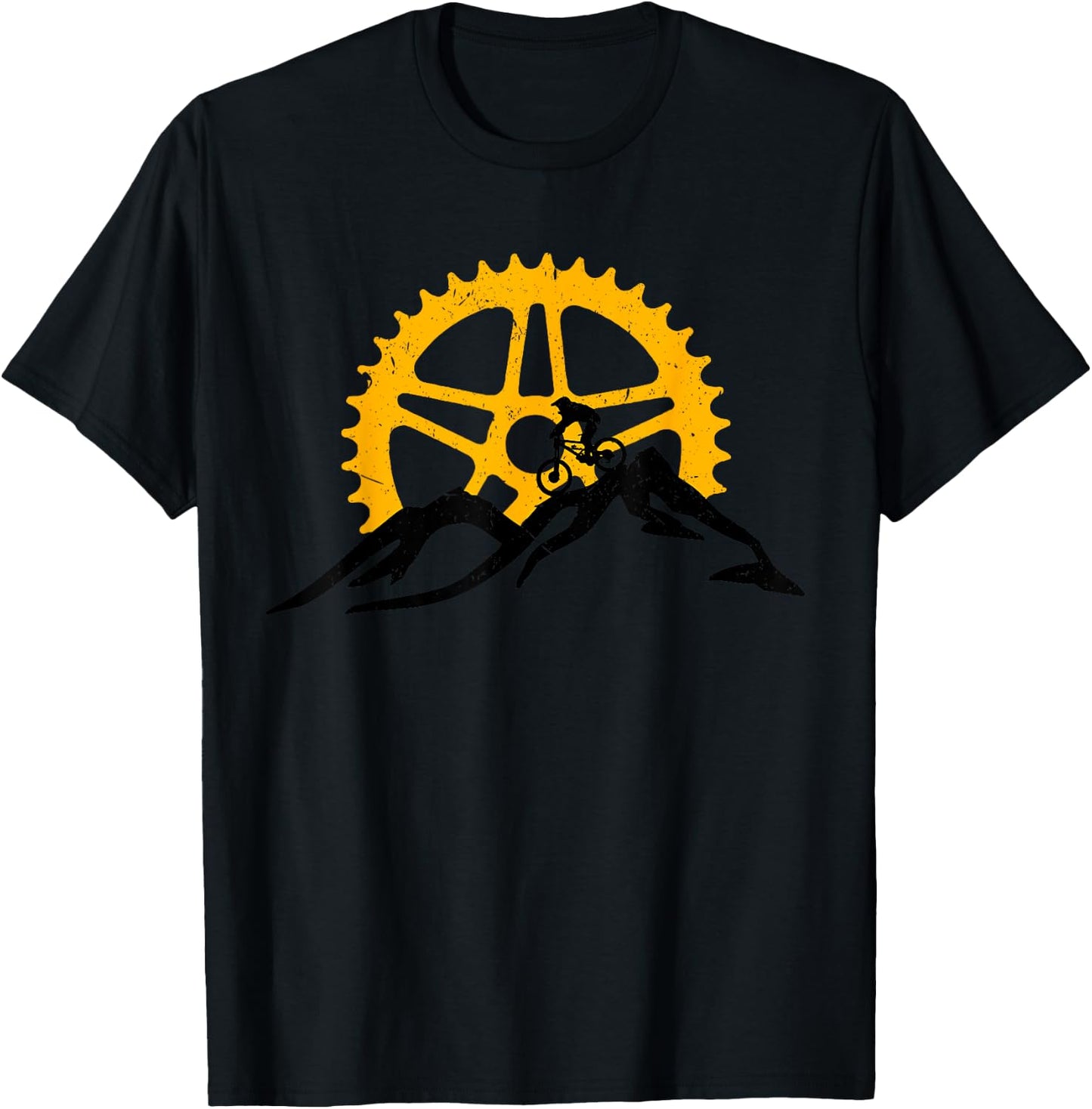 Mountain Bike - MTB Downhill Biking Shirt Gift T-Shirt - T-Shirt | Black