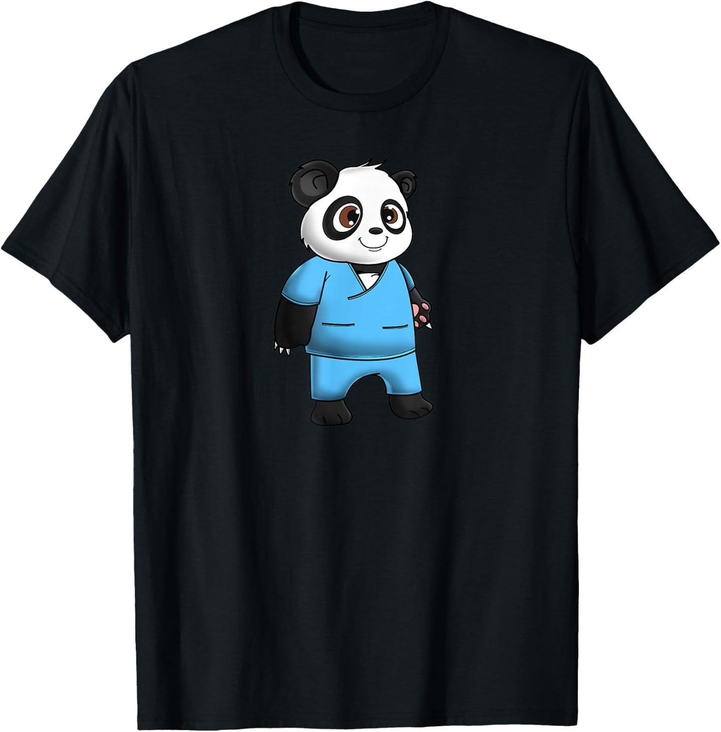Panda Bear Scrub Suit Boy Gift Love Awesome Funny T-Shirt - T-Shirt | Black