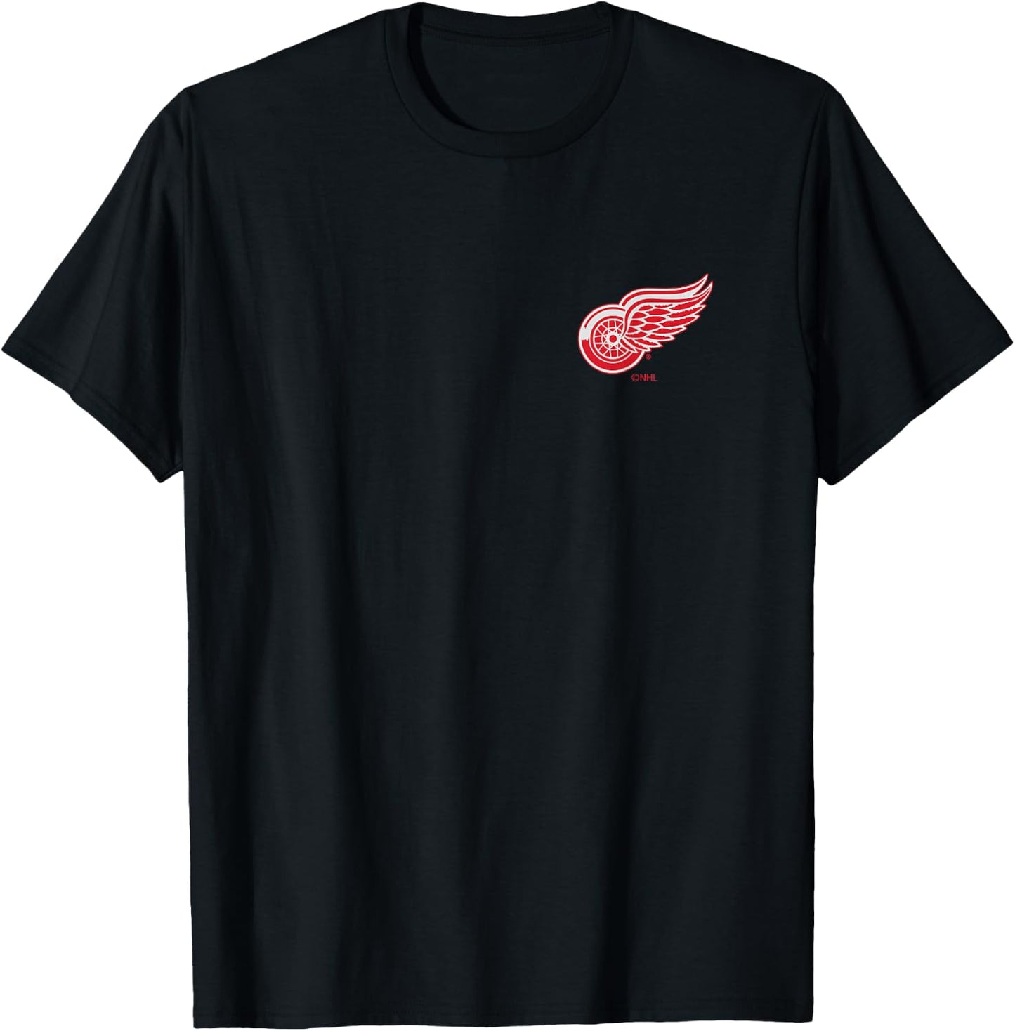 Detroit Red Wings Support White Officially Licensed T-Shirt - T-Shirt | Black
