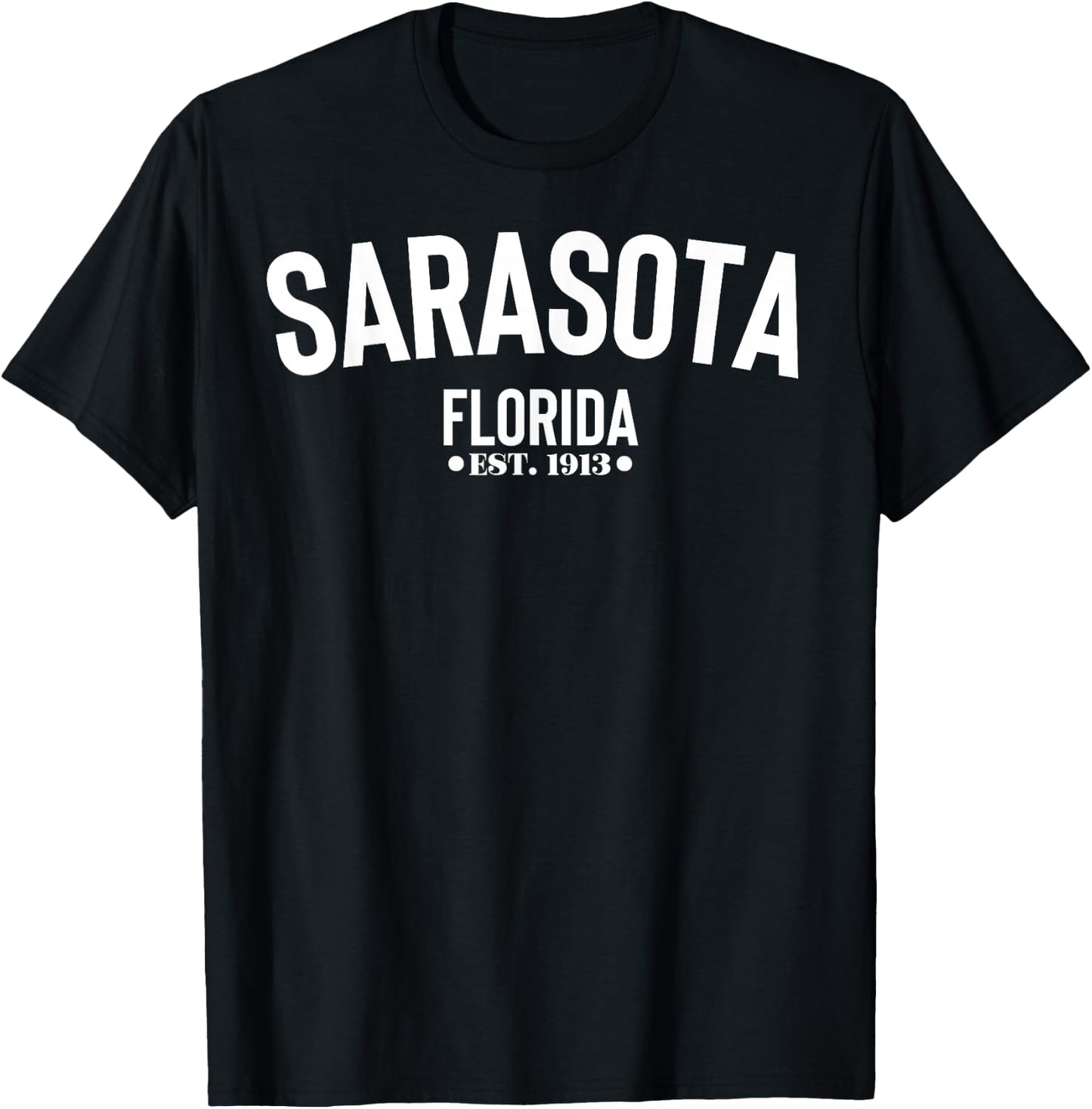 Sarasota Florida Souvenir Gift Sarasota Beaches T-Shirt - T-Shirt | Black