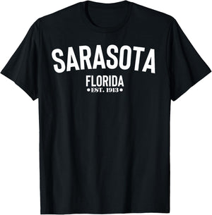Sarasota Florida Souvenir Gift Sarasota Beaches T-Shirt - T-Shirt | Black