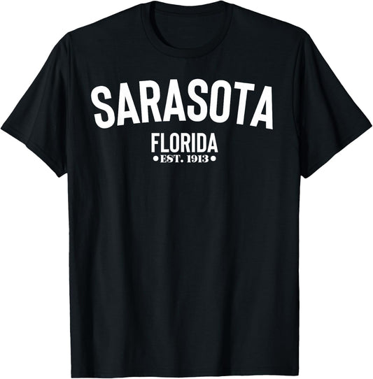 Sarasota Florida Souvenir Gift Sarasota Beaches T-Shirt - T-Shirt | Black
