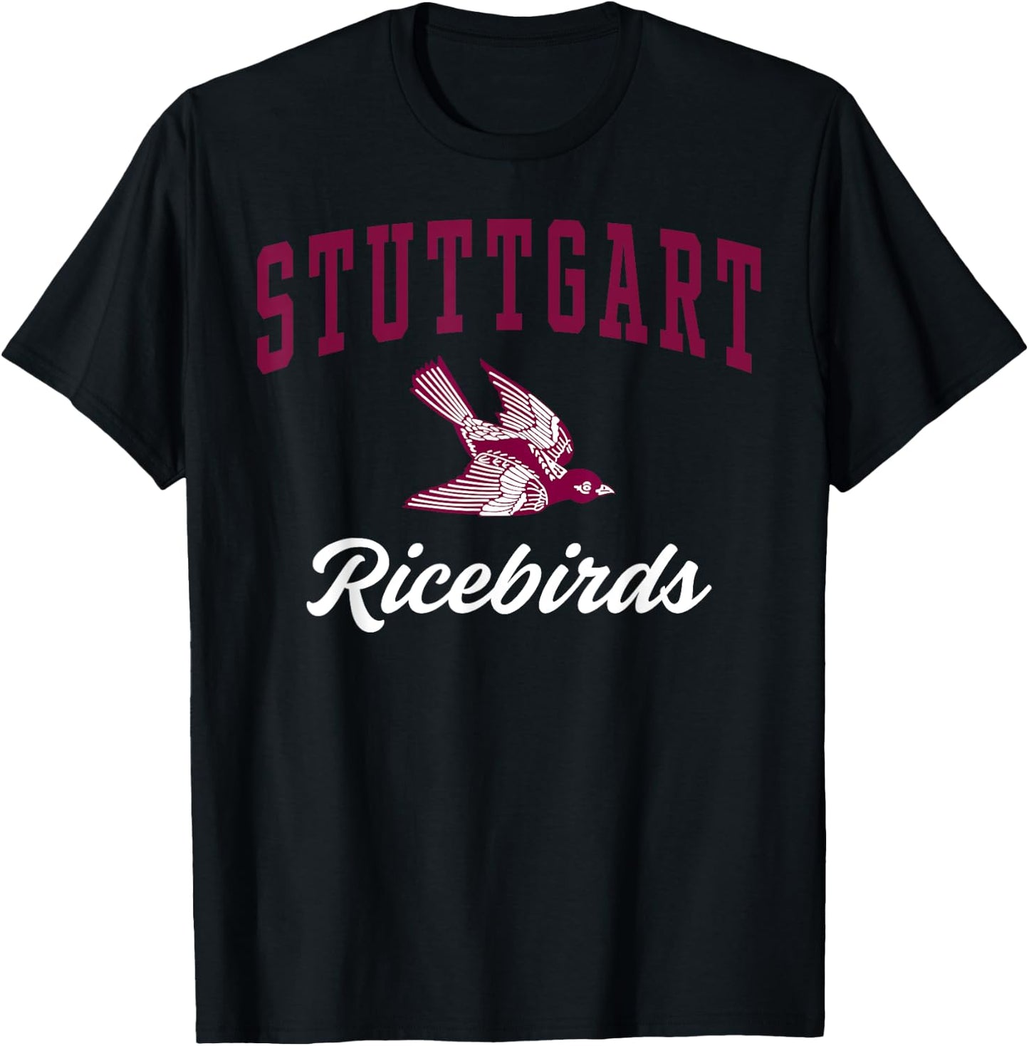 Stuttgart High School Ricebirds C3 T-Shirt - T-Shirt | Black