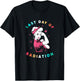 Retro Radiation Therapy Strong Girl Last Day Of Radiation T-Shirt - T-Shirt | Black