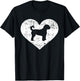 Labradoodle heart T-Shirt - T-Shirt | Black