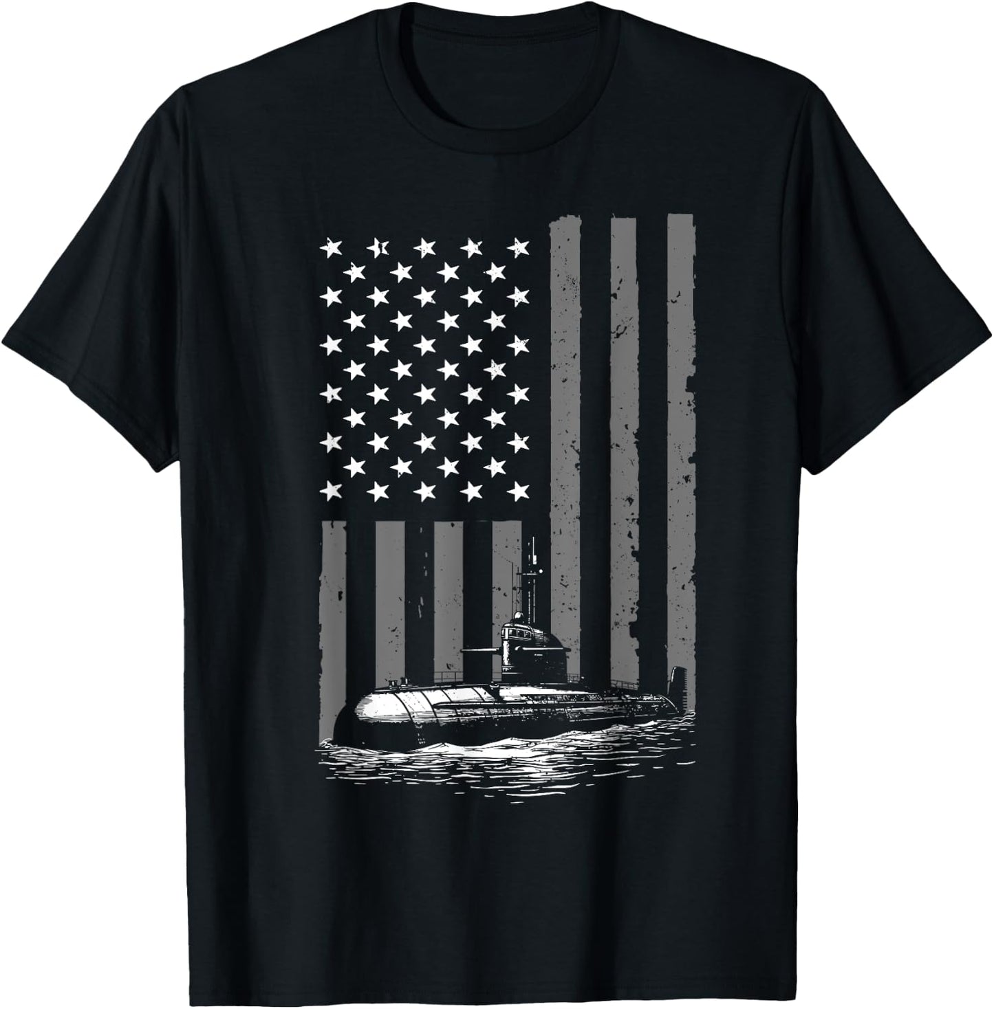Funny Submarine Design Submariner Submarine Veteran T-Shirt - T-Shirt | Black