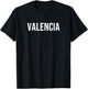 Valencia , Black, S T-Shirt - T-Shirt | Black