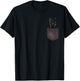 Dog In Pocket Funny Dog Lover Cane Corso Men Women Girls Kids T-Shirt - T-Shirt | Black
