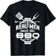Real Men smell like BBQ Barbecue T-Shirt - T-Shirt | Black