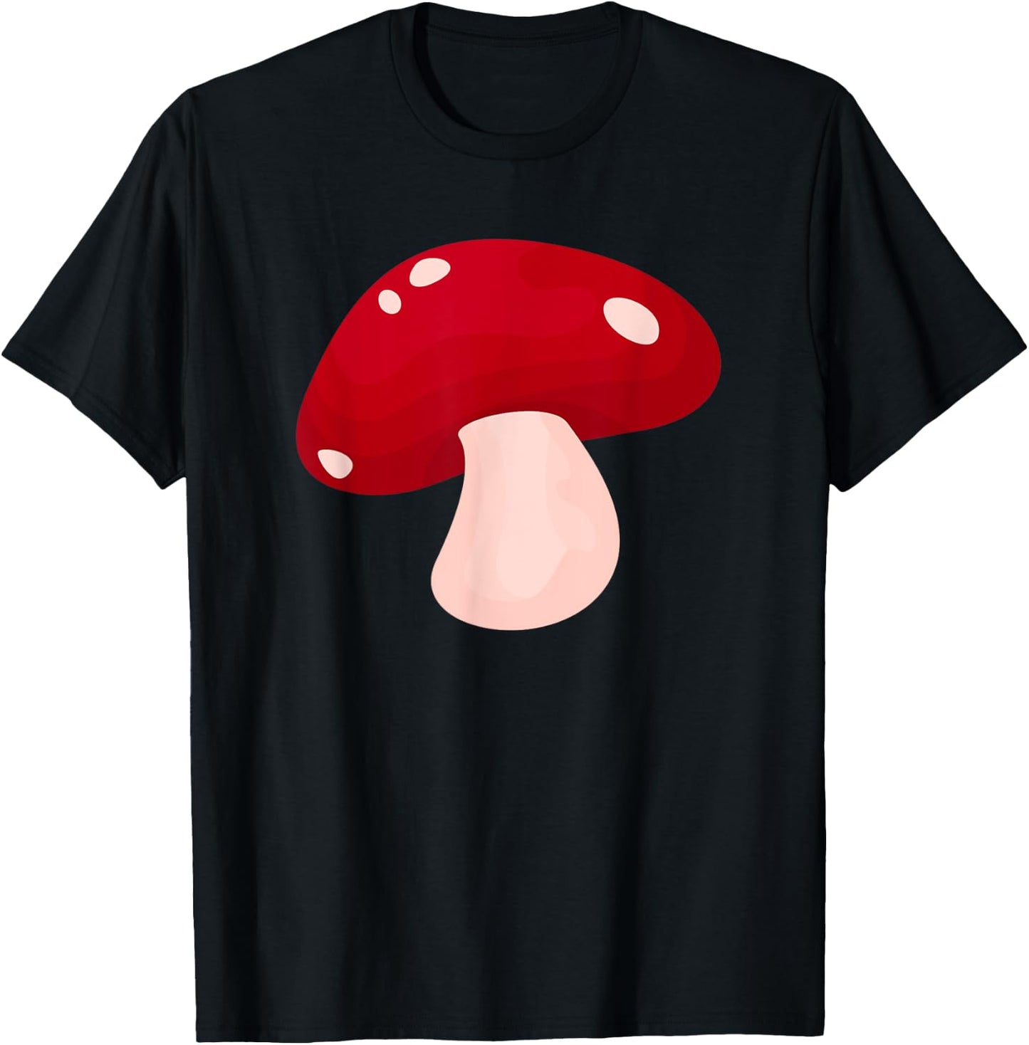 Mycology Fungi Foraging Mushroom Whisperer Red Shroom T-Shirt - T-Shirt | Black